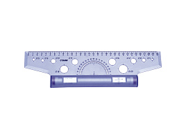 Рейсшина 30см. ЛР20 пластик. ролик