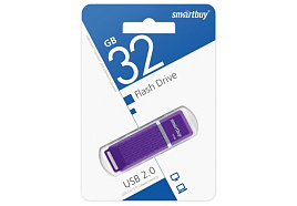 Флеш-драйв Smart Buy 32Gb SB32GBQZ-V Quartz series Violet фиолетовый