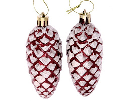 Фигурка Шишка 916-879 Таенственное очарование темный рубин 9см 1шт