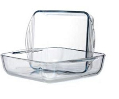 Набор форм для запекания стекло 159189/5594 Квадрат 2пр