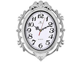 Часы настенные Atlantis 36*29 TLD-6017 серебро