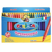 Фломастеры 24цв. Carioca Joy 40615 в карт. уп.