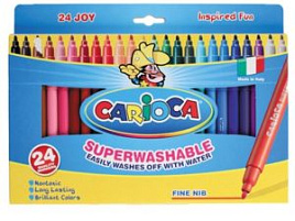 Фломастеры 24цв. Carioca Joy 40615 в карт. уп.