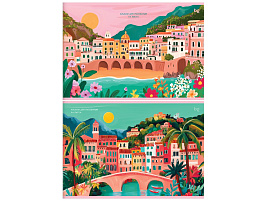 Альбом для рисования 24л. BG АР4ск24 08603 "Город на берегу"