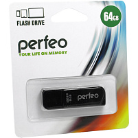 Флеш-драйв Perfeo USB 64Gb C01 черный