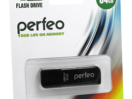 Флеш-драйв Perfeo USB 64Gb C01 черный