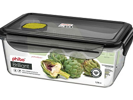 Контейнер для продуктов 1,35л Brilliant 431179513/1428 черный