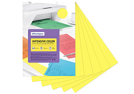 Бумага OfficeSpace IC_38227 "Intensive Color", А4, 80г/м2, 100л., (желтый)