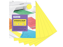Бумага OfficeSpace IC_38227 "Intensive Color", А4, 80г/м2, 100л., (желтый)