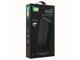 Аккумулятор внешний MORE CHOICE PB25-20 20000mAh Black