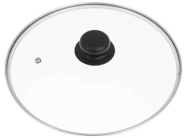 Крышка Стекло 26см 4626-01 пласт. ручка