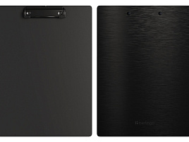 Доска-планшет с зажимом Berlingo PPf_93011 "Steel&Style" А4, пластик (полифом), черный