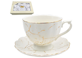 Сервиз чайный 12пр 176-647/6961 золотой мрамор
