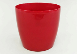 Кашпо цветочное 0,89л Магнолия 68171 красный
