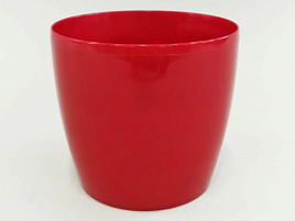 Кашпо цветочное 0,89л Магнолия 68171 красный