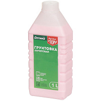 Грунтовка водно-диспер Русские узоры Оптима д/вн.раб,глуб.проникн. 1л R107/8882