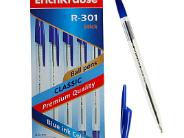 Ручка Erich Krause 43184 "R-301 Classic" синяя, 1,0мм, штрихкод