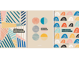 Тетрадь 80л. А4 на спирали  Т4гр80 12048 "Creative solutions"