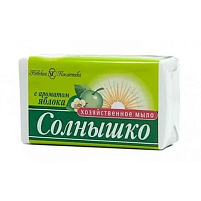 Мыло хозяйственное Солнышко 140г Яблоко(НК)11146