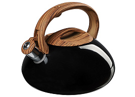 Чайник нержавейка 2,8л 847-117/7633 Лоренцо черный индукция