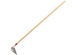 Тяпка нержавеющая сталь 200*55 с черенком 011019-1/3988