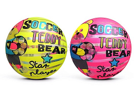 Мяч пластизоль 00-8107 Спортивный мишка 22см