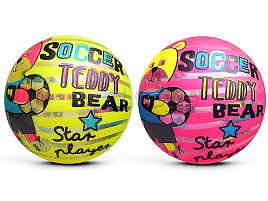Мяч пластизоль 00-8107 Спортивный мишка 22см