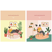 Блокнот 80л. BG ББ5т80_лм_вл 9778 А5 "Радуйся жизни", матовая ламинация, выб.лак