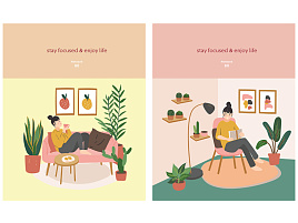 Блокнот 80л. BG ББ5т80_лм_вл 9778 А5 "Радуйся жизни", матовая ламинация, выб.лак