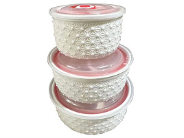 Набор салатников керамика 3пр с/кр 8958