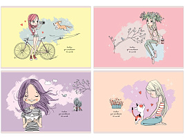 Альбом для рисования 40л. BG АР4ск40 11844 "Мой день", эконом