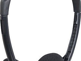 Наушники Defender 63101 HN-101 накладные Aura 101 черный, кабель 1,8 м