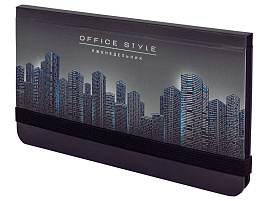 Еженедельник BRAUBERG 114575 "Night City", недатированный с резинкой (171х93 мм), твердый, УФ-ЛАК, 64 л.