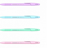 Ручка Erich Krause 55387 "R-301 Pastel Stick" синяя, 0,7мм