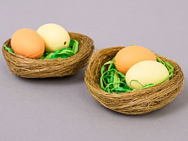 Сувенир Пасхальный Гнездо с яйцами ч54867