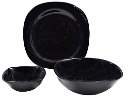 Сервиз столовый 18пр 18PC LFP BLACK квадрат 5240