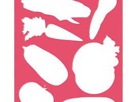 Трафарет "Овощи" ТР-05/ТТ96