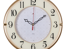 Часы настенные "21 Век" 33*33 3328-103 Классика золото