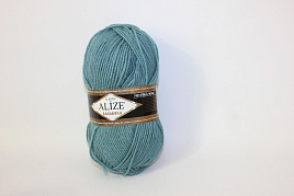 Пряжа Alize Бирюзово-мятный (5) 240м 140гр 51%акрил 49%шерсть Турция