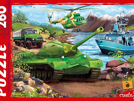 Пазл 260эл. Военная техника №1 П260-8200