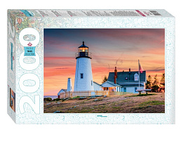 Пазл 2000эл. США. Маяк на Пемаквид Пойнт 84048