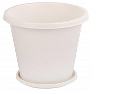 Кашпо цветочное 10л Эконом М7257 белое