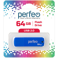 Флеш-драйв Perfeo USB 64Gb C05 синий