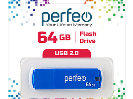 Флеш-драйв Perfeo USB 64Gb C05 синий
