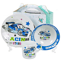 Набор для завтрака детский 350702/C622 Крутой гонщик 3пр.