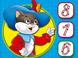 Книга КАЛЛИГРАФИЧЕСКАЯ ПРОПИСЬ А5. 26405-6 ПИШЕМ ЦИФРЫ