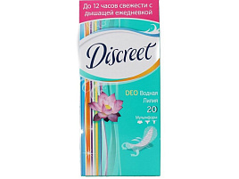 Прокладки ежедн.Олдейз дискрит део Водная лилия 20шт.зеленые 7835