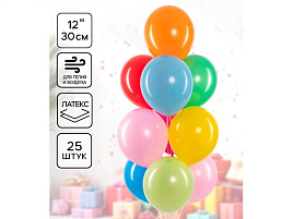 Шар надувной 12 пастель ассорти (100шт) 10948697/612025