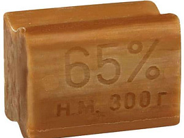 Мыло хозяйственное 65% 300г(Воронеж)80336/80441