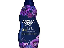 Стиральный порошок жидкий Aroma Drop Гель 1000мл Лаванда и ваниль